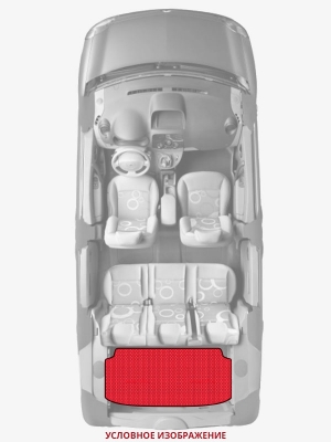 ЭВА коврики «Queen Lux» багажник для УАЗ 39095